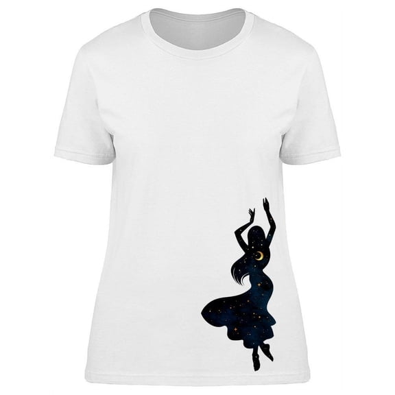 Dancing Gypsy Silhouette T-Shirt Women -Image by Shutterstock, Female Large