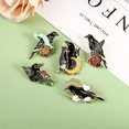 thumbnail image 2 of Juego de alfileres esmaltados, Pin de solapa de luna rosa artística, insignias estéticas bonitas para niños y mujeres, mochila, camisa, bolso vaquero, accesorios de joyería, 2 of 5
