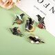 thumbnail image 2 of Juego de alfileres esmaltados, Pin de solapa de luna rosa artística, insignias estéticas bonitas para niños y mujeres, mochila, camisa, bolso vaquero, accesorios de joyería, 2 of 5