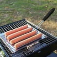 thumbnail image 4 of Sunjoy Tech Stainless Steel Grilling Pan Rectangle Heat Resistant Food Grade Outdoor Camping BBQ Flat Griddle Plate Tray Barbecue Supplies, 4 of 7