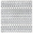 thumbnail image 1 of Unique Loom Bohemian Trellis Tribal Area Rug 7'10 x 7'10 Square Ivory/Navy Blue, 1 of 1