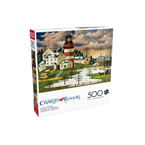 Buffalo Games Charles Wysocki Twilight Sentinel 500-Piece 21.25 x 15 inch Interlocking Jigsaw Puzzle for Adults Ages 14 