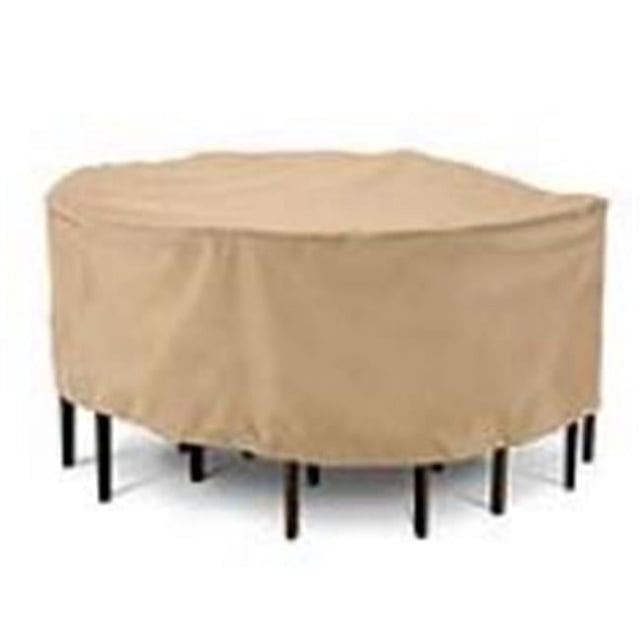 Classic Accessories 58212 Housse pour Ensemble de Table et Chaises de Patio - Moyen Rond