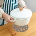 thumbnail image 4 of Zmeidao 2Pcs Trivets for Hot Dishes, Silicone Hot Pads Pot Holders for Kitchen, Heat Resistant Non-Slip Silicone Mat for Hot Pots and Pans, Countertop, Table, Easy to Clean, 4 of 6