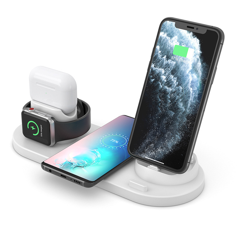 Multifunctional Qi Wireless Charger Fast Charging Dock Station for
