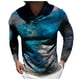 thumbnail image 1 of Camiseta de manga larga con cuello vuelto para hombre a la moda, blusa con estampado de otoño, camiseta informal Pompotops  oipoqjl49990, 1 of 5