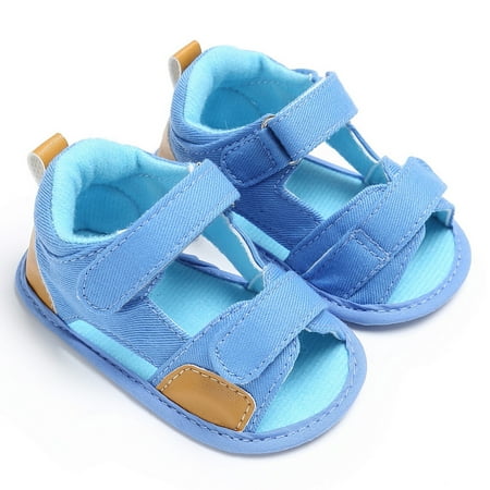 Herrnalise Baby Boys Toddler Canvas Infant Kids Girl boys Sole Crib Toddler Sandals Shoes