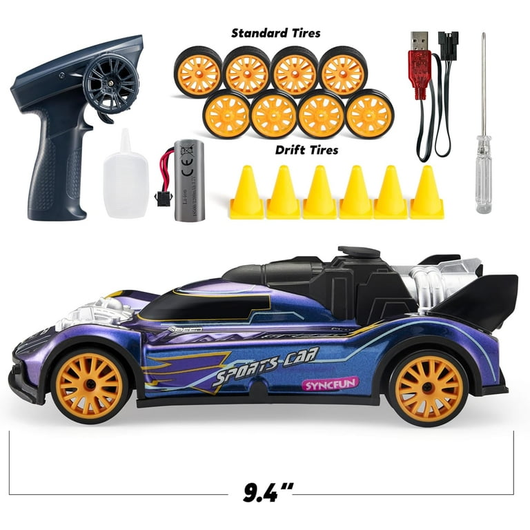 JOYFY 1:20 Scale Remote Control Car RC Drift, 2.4GHz Mini Drift RC