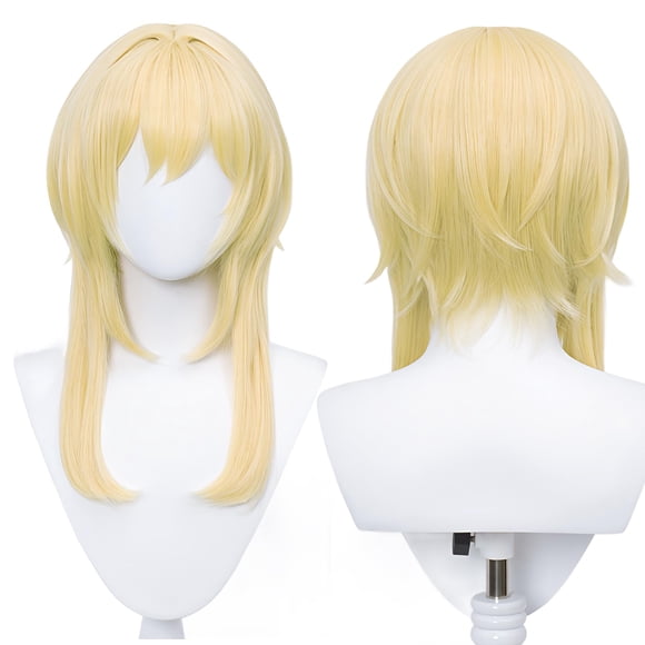Peluca de Cosplay UTIEHD de Anime y Juego GI para el Personaje Lumine de Genshin
