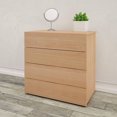 thumbnail image 4 of Nexera Nordik 4-Drawer Chest, Natural Maple, 4 of 5