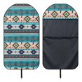 thumbnail image 6 of POLERO Car Seat Cover Protector Soft, Compatible with Van Automotive, Car Seat Towel Cover Fit for SUVs Cars(Southwestern Tribal Pattern 1 Pack), 6 of 7