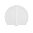 thumbnail image 4 of Gorro de Natación Gorros de Natación de Silicona Fácil de Usar Y Quitar Elástico Antideslizante Protección para Los Oídos para El Cabello Mantenga El Blanco, 4 of 8