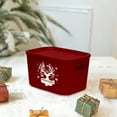 thumbnail image 3 of Christmas Snacks Sundries Storage Box Desktop Cosmetics Toys Snacks Storage Basket Living Room Home Storage Box, 3 of 5