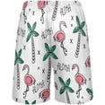 thumbnail image 3 of GZHJMY Flamingo Pajama Pants Short for Men, Lounge Pants Lightweight Men Pajama Bottoms with Drawstring Pockets, Christmas New Year Birthday Gifts, Small, 3 of 7