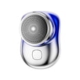 thumbnail image 1 of CAIROYAR Maquinilla de afeitar eléctrica mini-afeitadora portátil para hombres, recargable por USB, regalo de viaje, 1 of 7