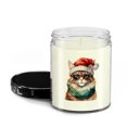 thumbnail image 2 of Hello Winter Maine Coon Frosty Morning Walk Welcome Snowy Christmas Soy Wax Candle Cat Lover Kitten Owner Gifts 16oz White Vanilla Candle - 02018, 2 of 5