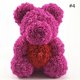 thumbnail image 1 of 25cm Rose Bear Teddy Bear Confession Bear Rose Bear Mother's Day Christmas Girlfriend Birthday Valentine's Day Anniversary GiftNo box Gao Jinjia LED, 1 of 2