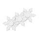 thumbnail image 3 of Navidad Copo De Nieve Forma Cristal Transparente Acrílico Diamantes De Imitación Flatback Cabujón Diy Artesanía Decorativa Decoración De Colección De Recortes 20 Unids/Pack Methold HA018149-00, 3 of 5