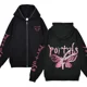 thumbnail image 3 of Chaqueta con cremallera para mujer, Sudadera con capucha para cantante, ropa de calle con cremallera completa, Y2k, 3 of 5