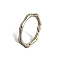 thumbnail image 1 of Anillo abierto Qarigey ajustable para mujer en plata y oro, 1 of 6