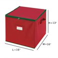 thumbnail image 3 of Boîte de Rangement de Noël Compartimentée Conteneur Réglable 75 Ornements Décoration, 3 of 5