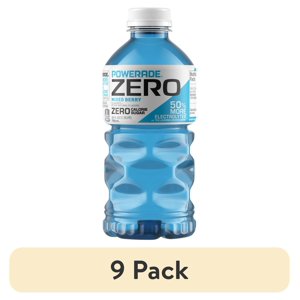POWERADE Zero Sugar Mixed Berry, 28 fl oz Bottles, 9 Pack