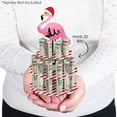 thumbnail image 3 of Big Dot of Happiness Flamingle Bells DIY Tropical Christmas Party Money Holder Gift Cash Cake, 3 of 7