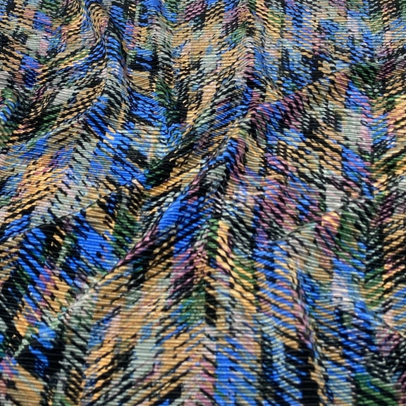 Pleated Print Jersey LGC212