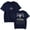 Navy, variant on Peso Pluma DinastÃa Tour 2026 Unisex casual round neck pure cotton short sleeved T-shirt