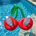 thumbnail image 6 of Inflatable Fruit Cup Holder, Cherry Shaped PVC Floating Drink Rack, Leakproof Water Beverage Stand, Pool Accessory for Seaside Swimming Pool Party Decoration, 6 of 7