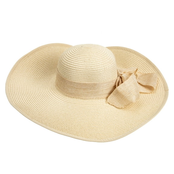 Himition Creative Wide-brimmed Sun Straw Hat Outdoor Sun Protection Hat for Women