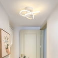 thumbnail image 4 of LED ceiling light white, modern ceiling light, creative flower shape LED ceiling lamp for kitchen hallways, warm white 3000K, 4 of 4