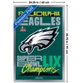 thumbnail image 2 of NFL Philadelphia Eagles - Super Bowl LIX Team Logo Wall Poster, 22.375" x 34" Framed, 2 of 4