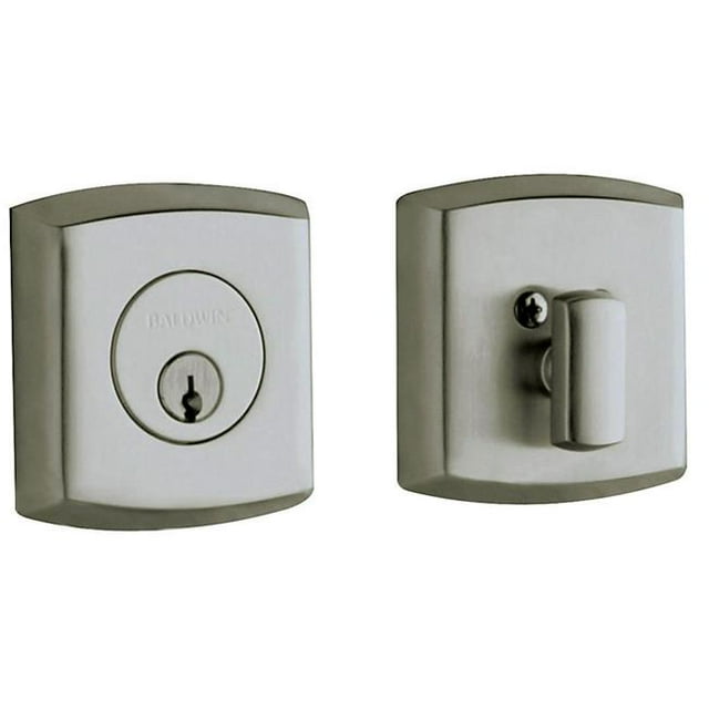 Baldwin 8285151 Pêne Dormant Soho&44; Nickel Antique