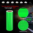 thumbnail image 3 of Uxcell Reflective Tape, Self-Adhesive Trailer Reflector Tape Warning Safety Sticker High Visibility Night Reflectors Green 8 Inch x 16 Feet, 3 of 6