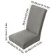 thumbnail image 3 of Fundas De Silla De Poliéster Paquete de 1 funda elástica para silla de comedor, lavable, de tela, color gris oscuro, con cojín y respaldo. JASKFLY, 3 of 8
