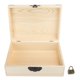 thumbnail image 4 of Caja de almacenamiento con cerradura, caja de madera Caja de almacenamiento de madera de escritorio vintage Caja de madera de escritorio Rendimiento confiable, 4 of 8