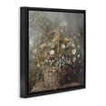 thumbnail image 2 of Stupell Industries Cottage Rustic Basket with Flowers Black Floating Frame Canvas Art, 18 x 18, by Lazar Studio, 2 of 8