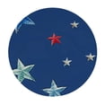 thumbnail image 4 of nygtbtfer Round Table Cloth American Patriotic Flag Fitted Elastic Edge Cover, Fade and Stain Resistant Table Cloths Table Cover Fits Tables 31-35, 4 of 8