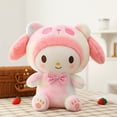 thumbnail image 1 of Sanrio Kawali Kuromi Hello Kitty My Melody Cinnamoroll almohada de felpa Anime para niños, colección de dibujos animados para halloween, 23CM gym unisex, 1 of 2
