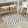 thumbnail image 7 of Gukieu Poodle Dog Print Dust-proof Floor Mats, Water-absorbent and Non-slip Flannel Door Mats 16x24in, Home Decoration Suitable for Kitchen, Bathroom, Garage, 7 of 7