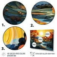 thumbnail image 3 of Designart "Boldness of the Azure River II" Modern Floater Framed Canvas Print, 3 of 7