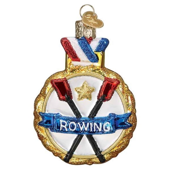 Old World Christmas Ornaments Rowing Glass Blown Ornaments for Christmas Tree