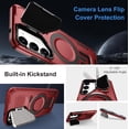 thumbnail image 3 of MYKOMI Case for Samsung Galaxy S25 with Kickstand, Compatible with MagSafe, Premium Metal Camera Cover Case for Samsung S25, Military-Grade Protection Magnetic Phone Case for Galaxy S25, 3 of 7