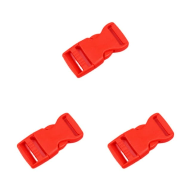 Guardoinrt 10pieces Accessories Collection Versatile Clasp Belt Buckles Easy To ABS Release Buckle Buckle Strap red 3Set