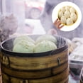 thumbnail image 4 of Bamboo Steamer Kitchen Food Steamer Steamer Basket with Lid Cooking Tool Random Color, 4 of 9