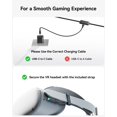 thumbnail image 3 of Cable de enlace INIU con carga [4,8 m] para Meta Quest 3/3S, Oculus Quest 2/Pro, Pico 4, PC VR - Cable de datos y carga de alta velocidad USB 3.0, cable de carga USB C para accesorios de gafas de real, 3 of 8