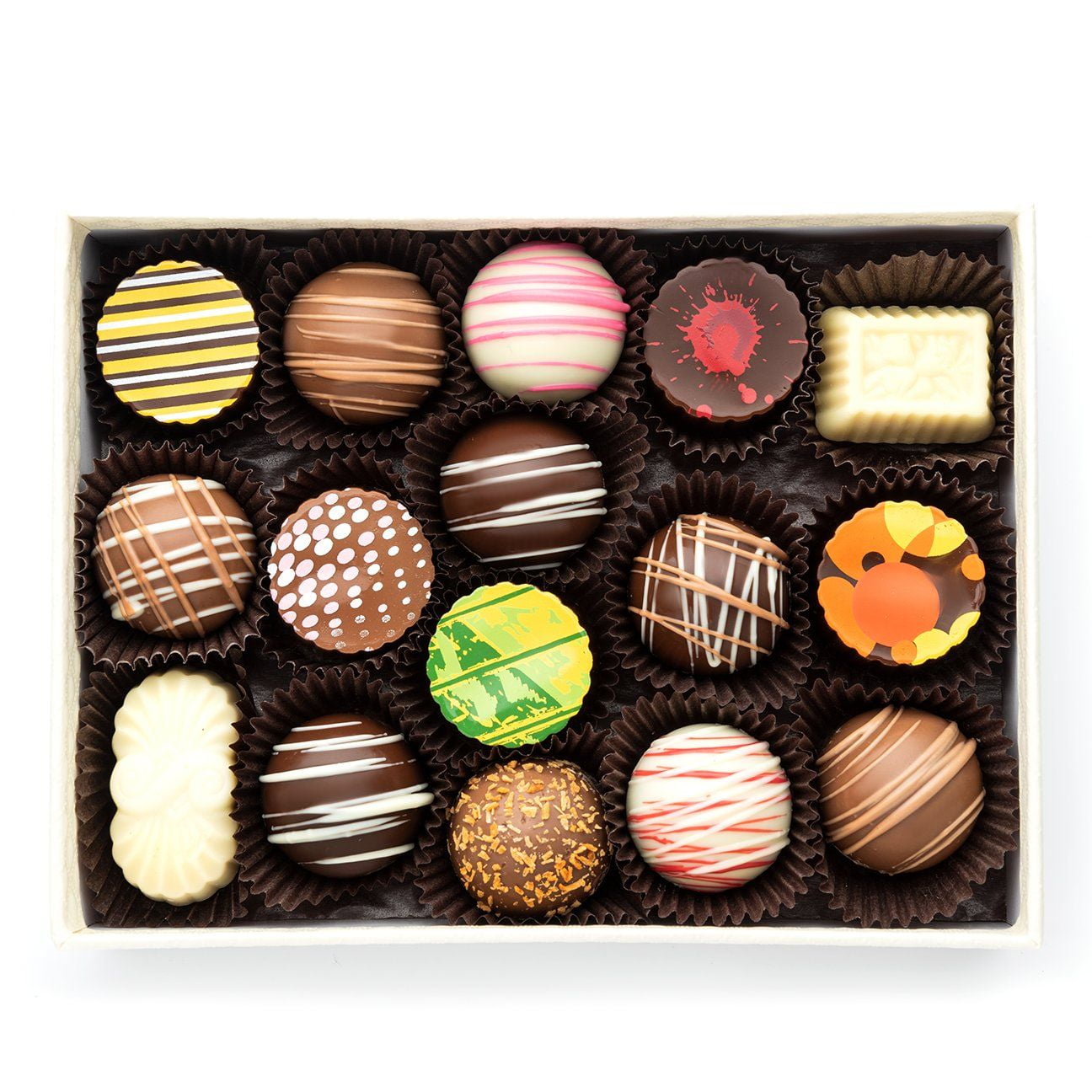 Jackie's Chocolate Chocolate Truffle Assortment, 1/2 lb