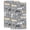 Cute Dachshund, variant on Black and White Damask Kitchen Towels Set of 2, Super Absorbent Reusable Dish Cloths, Quick Dry Tea Towels for Kitchen, Bathroom, Bar, Elegant Decorative Hand Towels, Machine Washable
