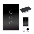 thumbnail image 1 of Interruptor Inteligente Happy Life WIFI 3 vias Negro, 1 of 10